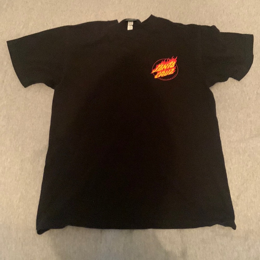 M flame santa cruz shirt